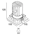 hotel recessed downlight